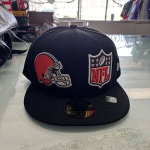 Cleveland Browns 59Fifty New Era Sideline NFL Hat Cap Size 7 1/2 NWT
